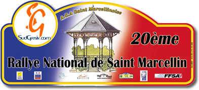 Plaque Rallye Saint Marcellin 2008