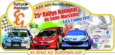 PLaque Rallye Saint Marcellin 2013